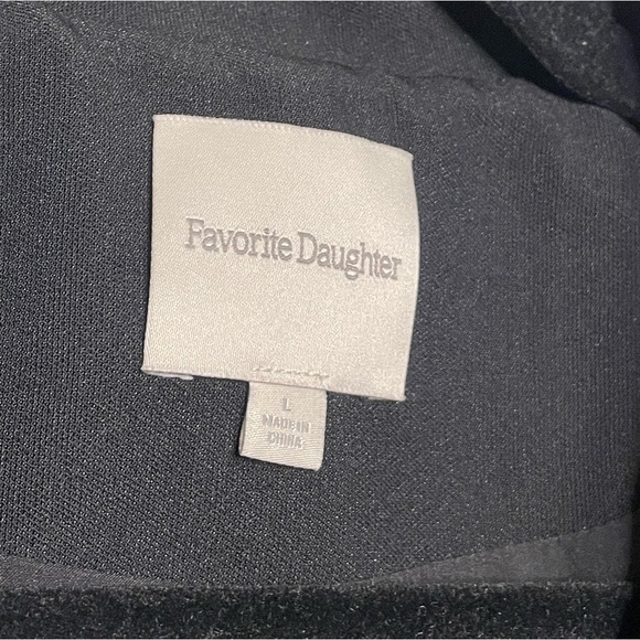 Favorite Daughter The Cropped Charles Trench in Black - Picture 8 of 9